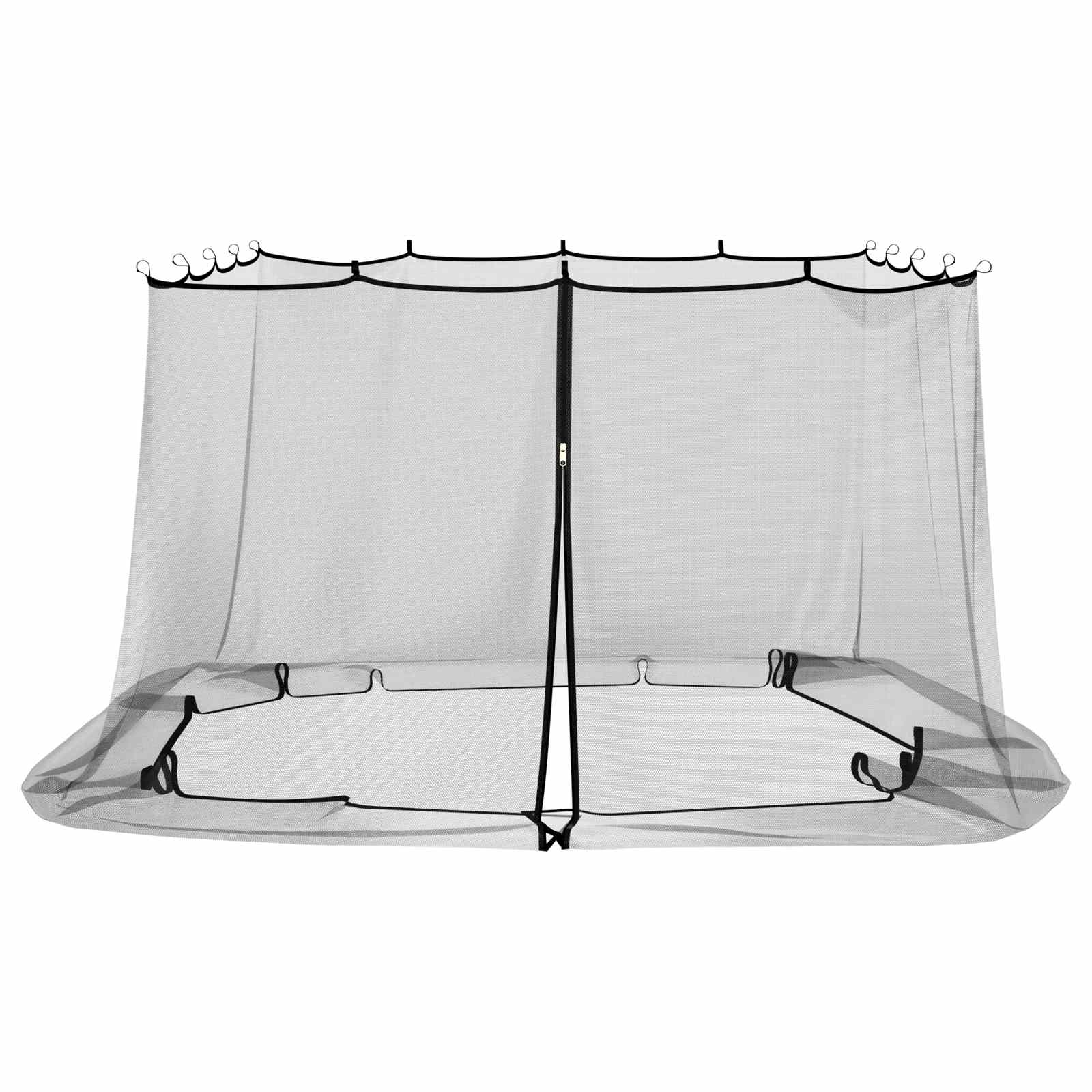 Zanzariera Per Gazebo 220 Mesh Nero 4,5 X 3 X 2 M Poliestere - Image 4