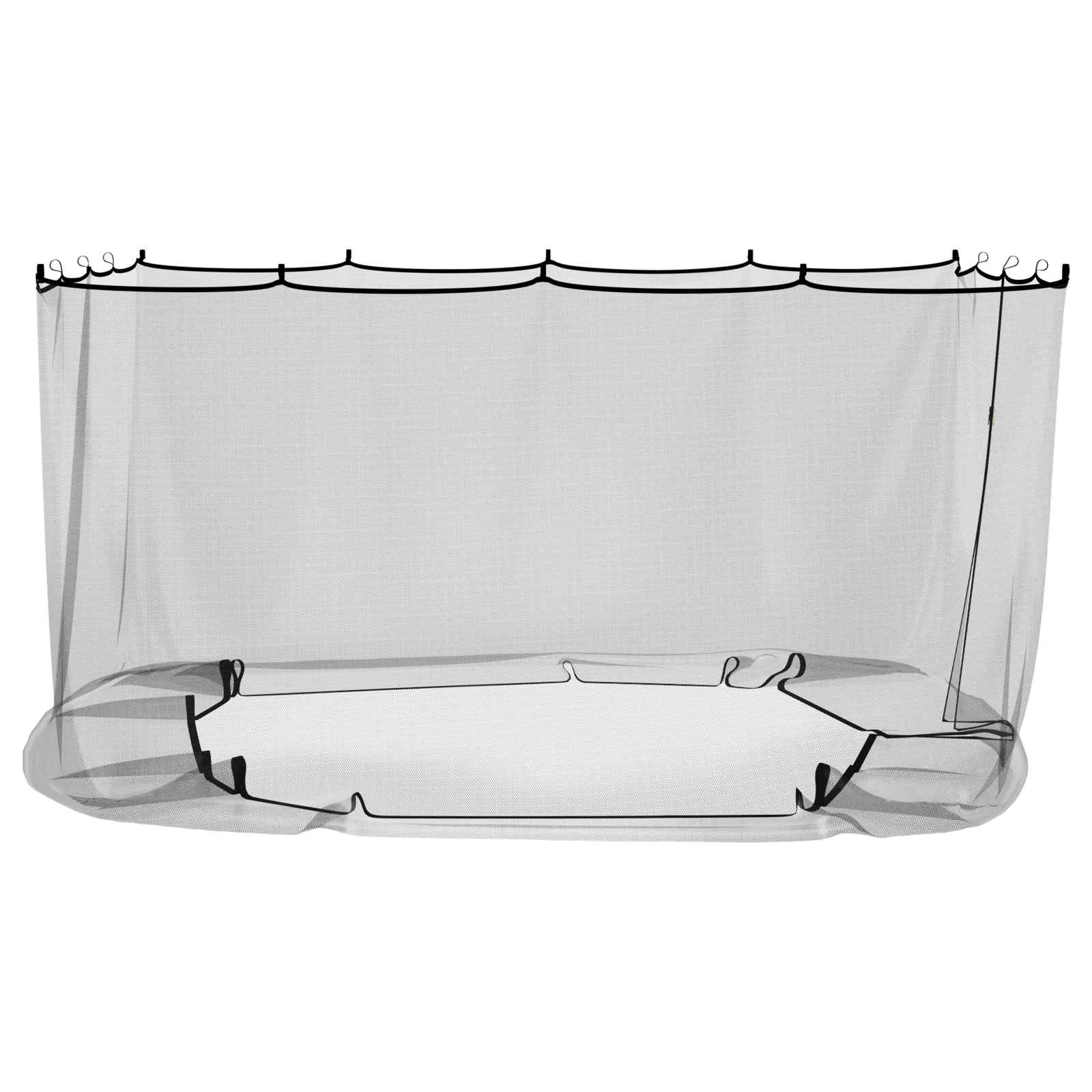 Zanzariera Per Gazebo 220 Mesh Nero 4,5 X 3 X 2 M Poliestere - Image 5