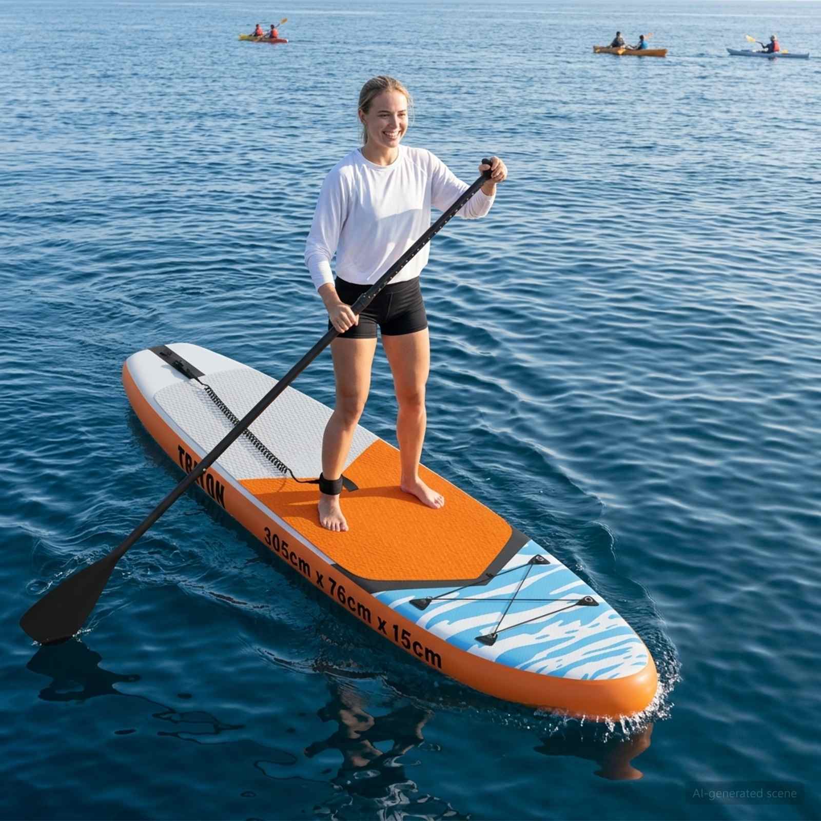 Sup Gonfiabile Triton 305 X 76 X 15 Cm Blu Per