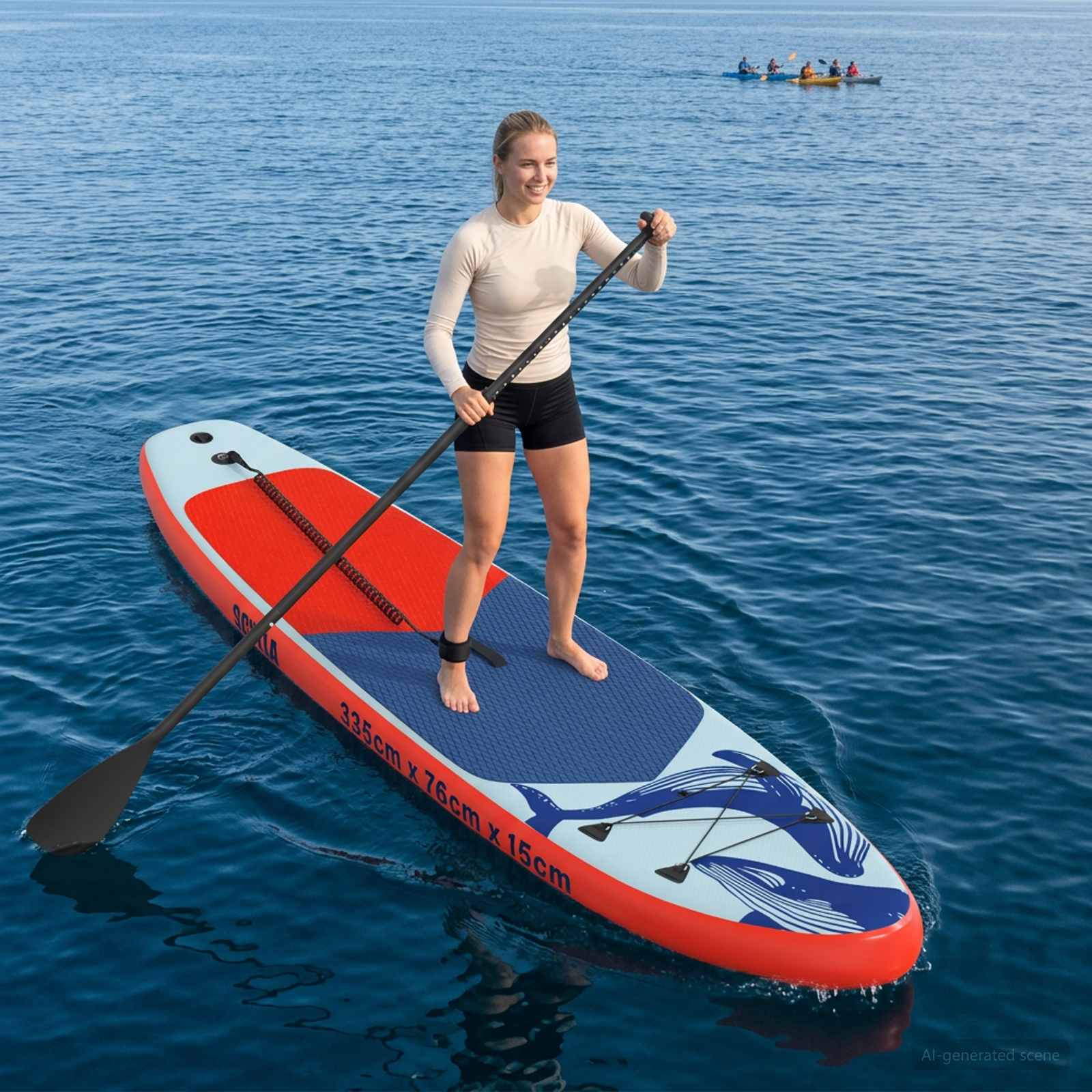 Tavola Da Paddle Gonfiabile Scylla 335 X 76 X 15 Cm Blu Per