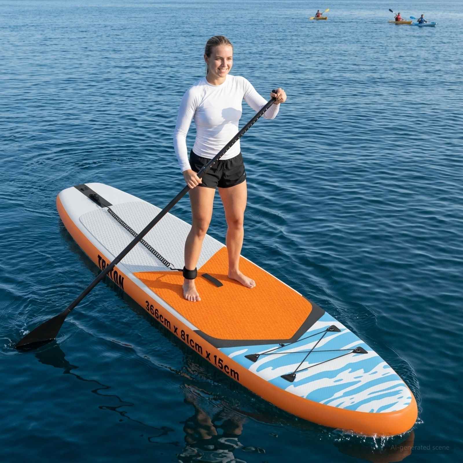 Paddle Board Gonfiabile Triton 366 X 81 X 15 Cm Blu Per