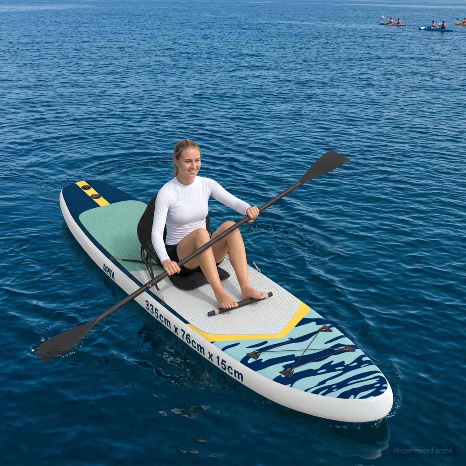 Sup Board Con Seggiolino 2-IN-1 Apex 335 X 76 X 15 Cm Blu Per - Image 3