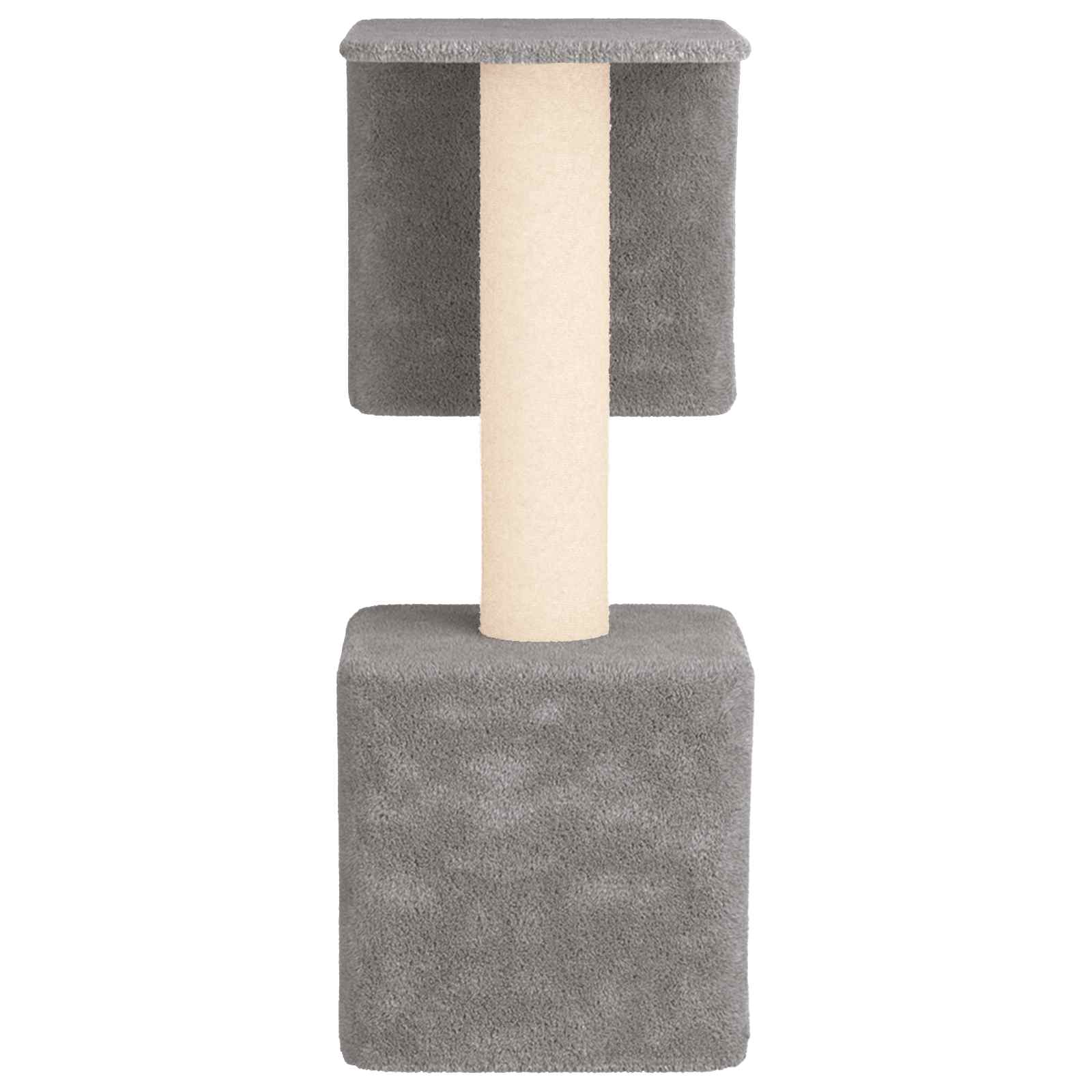 Albero Per Gatti Con Pali Per Graffiare In Sisal Grigio Chiaro - Image 5