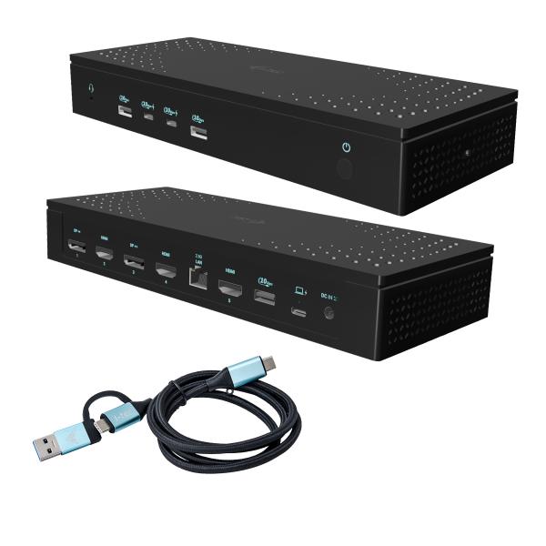 I-Tec Docking Station Universal 5x 4k/60hz Display Docking Station + Power Delivery 100w