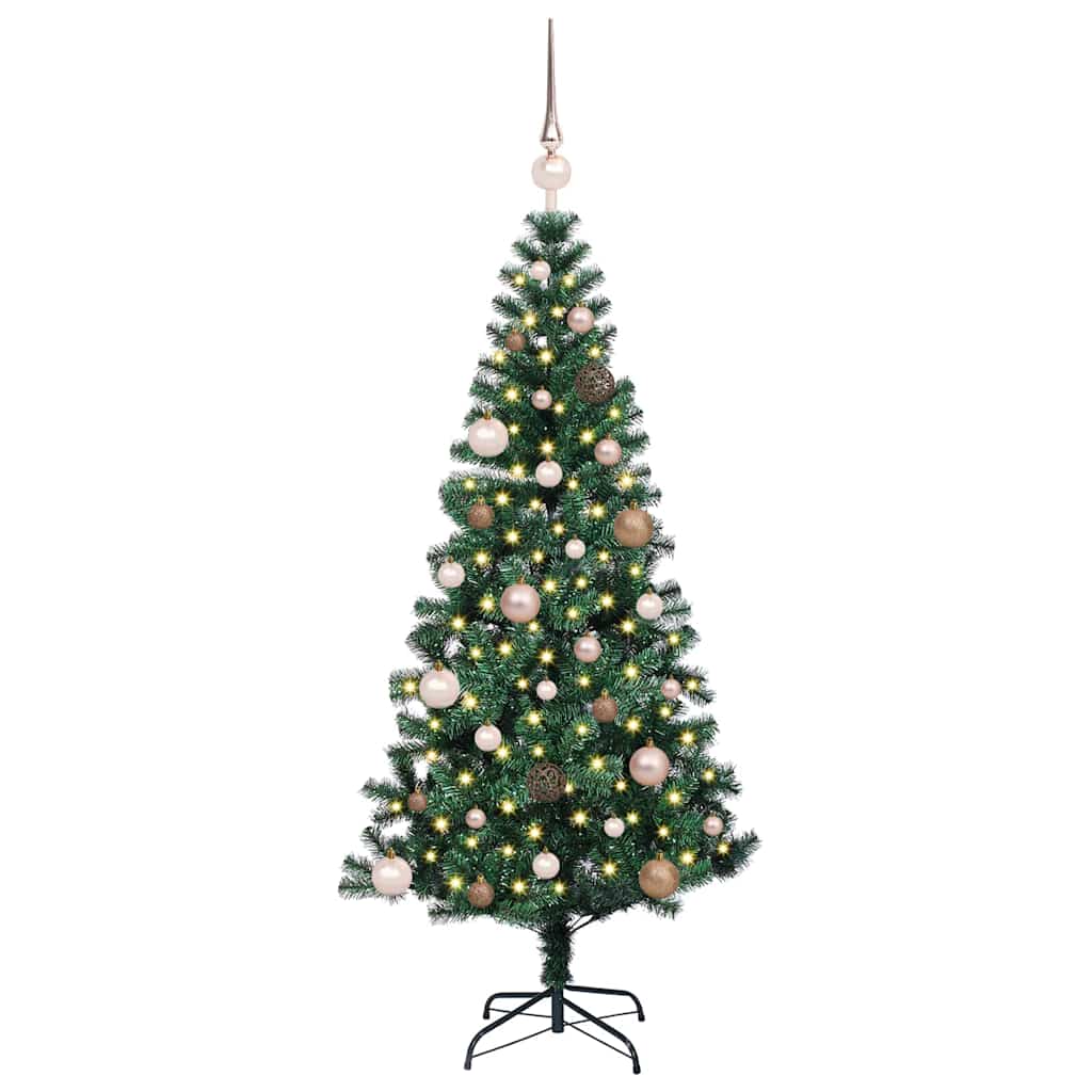 Albero Di Natale Artificiale Con Luci Integrate Verde 150 cm - Image 3