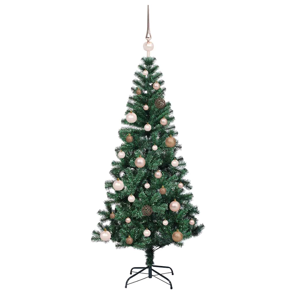 Albero Di Natale Artificiale Con Luci Integrate Verde 150 cm - Image 4