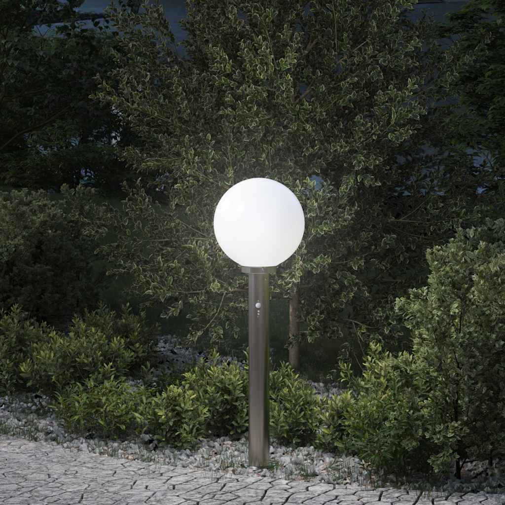 Lampada A Paletto Con Sensore 80 Cm Acciaio Inox Ip44