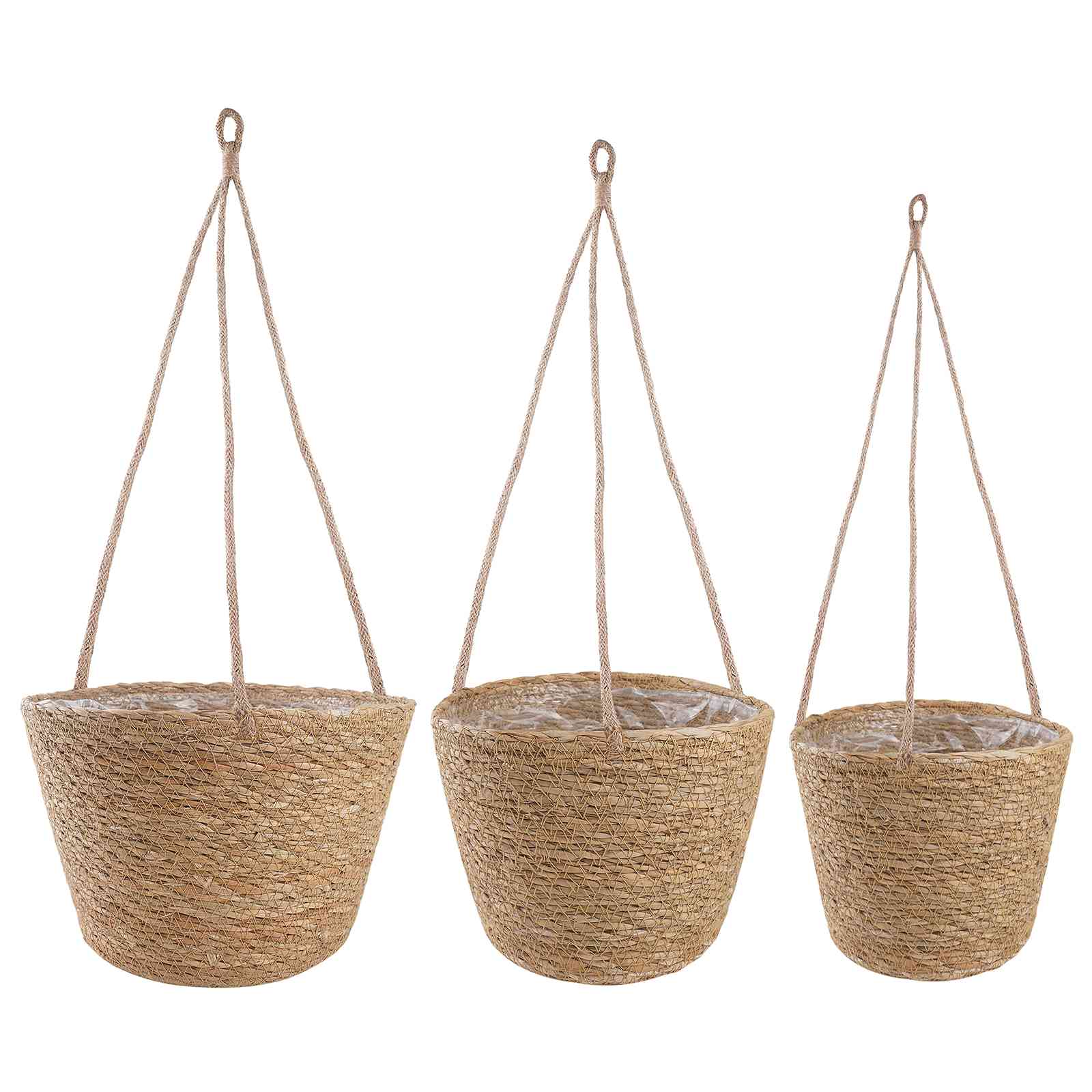 3 Pz Naturale Ø26 X 19 Cm 100% Erba Marina