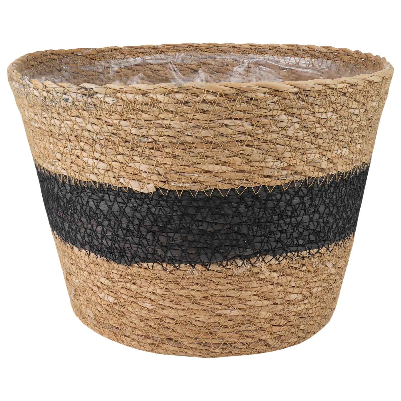 3 Pz Naturale E Nero Ø26 X 19 Cm 100% Erba Marina - Image 5