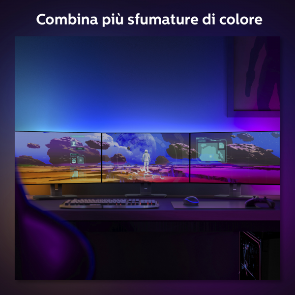 Philips 929003498702 Soluzione Di Illuminazione Intelligente Striscia Led Intelligente Bluetooth 20 W (philips Hue Play - Lysrem - Led - 20 w) - Image 4