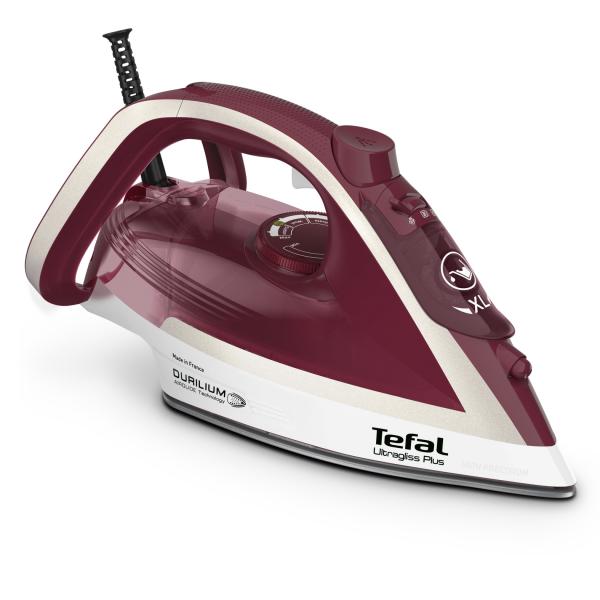 Tefal Ultimate Pure Fv6810 Ferro A Vapore 2800 W Rosso, Argento (tefal Fv6810 Strygejern Dampstrygejern)