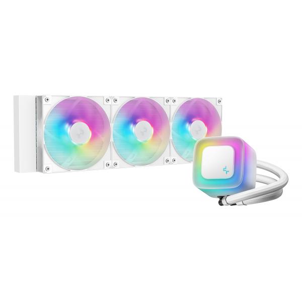 Deepcool Le360 Wh V2 Processore Raffreddatore Di Liquidi Tutto In Uno 12 Cm Bianco 1 Pz (deepcool Le360 V2 White 360mm Liquid Cpu Cooler, Triple 120m