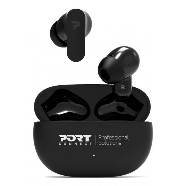 Port Designs Port Connect 912007 Cuffia E Auricolare Wireless IN-Ear Musica E Chiamate Bluetooth Nero (stereo Earphone Bluetooth - Walker Pro)