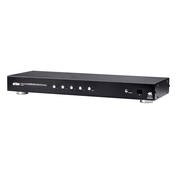 Aten Switch True 4k Hdmi A 4 Porte Con Doppia Uscita (aten Vs482b - VideO-/audioswitch - 4 p)
