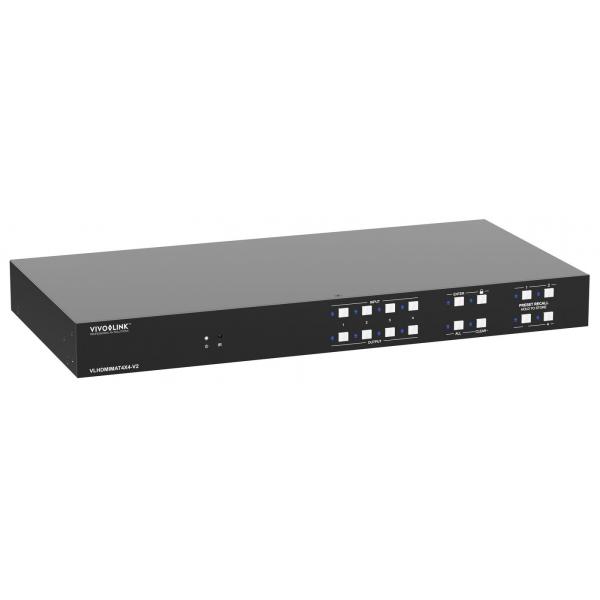 Vivolink Hdmi 2.0 4x4, Matrix Fast Switcher W/gui And Rs232 Control (hdmi 2.0 4x4, Matrix Fast - Switcher W/gui And Rs232 - Control - Warranty: 60m)
