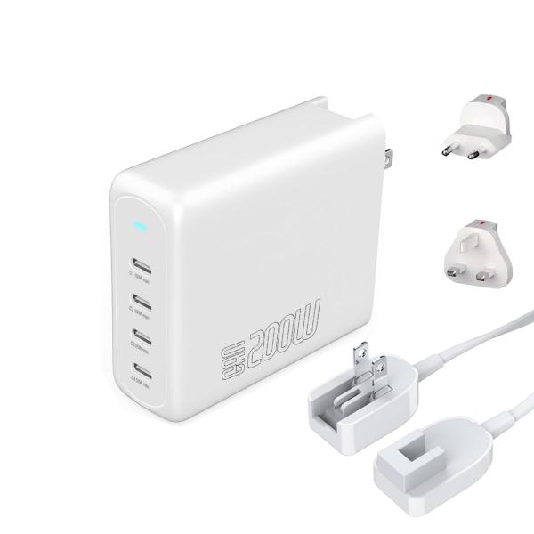 4smarts 545200 Caricabatterie Per Dispositivi Mobili Computer Portatile, Console Portatile, Smartphone, Orologio Intelligente, Tablet, Universale Bia