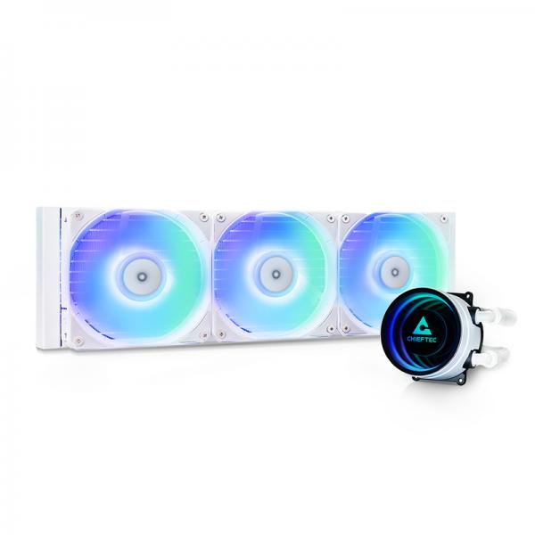 Chieftec ClC-360-RgB-W Sistema Di Raffreddamento Per Computer Case Per Computer Raffreddatore Di Liquidi Tutto In Uno 12 Cm Bianco (chieftec ClC-360-