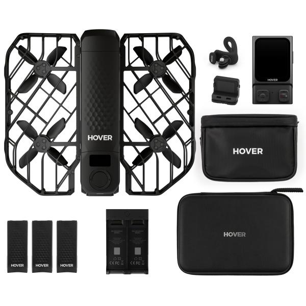 Hoverair X1 Pro Ultimate Cycling Kit Drone Fotocamera 4 Rotori Quadrirotore 12 Mp 1920 Mah Nero (hoverair X1 Pro Ultimate Cycling Kit)