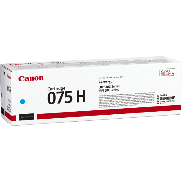 Canon 075 H Cartuccia Toner 1 Pz Originale Ciano (cartridge 075 H C - ) - Image 3