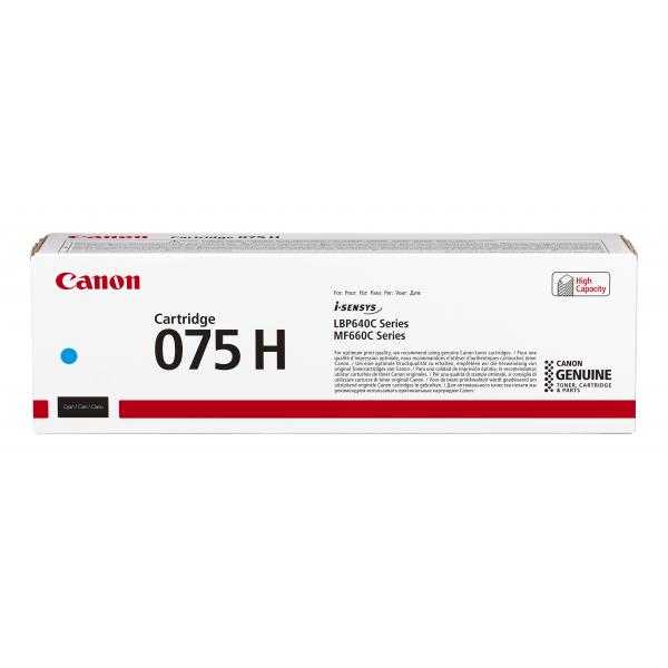 Canon 075 H Cartuccia Toner 1 Pz Originale Ciano (cartridge 075 H C - )