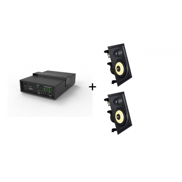 Vivolink Audiopack Subwoofer + 2 X Premium IN-Wall Speakers [limited Bundle Pack Offer] Nero Cablato 110 W (audiopack Subwoofer + 2 X Pro - IN-Wall S