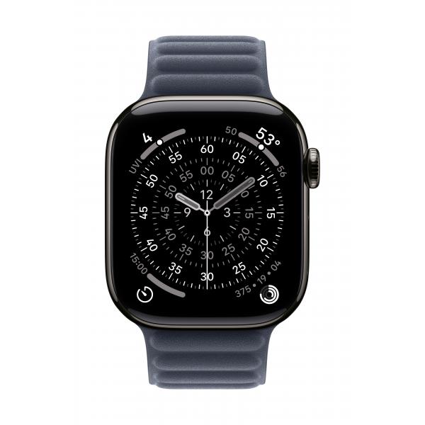 Apple Cinturino A Maglie Magnetico Blu Navy [42 Mm] - M/l (*42mm Navy Magnetic Link - M/l)