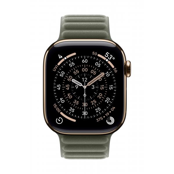 Apple Cinturino A Maglie Magnetico Grigio Salvia [42 Mm] - S/m (*42mm Sage Gray Magnetic Link - S/m)