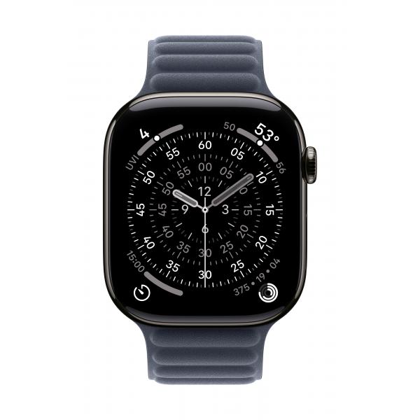 Apple Cinturino A Maglie Magnetico Blu Navy [46 Mm] - S/m (*46mm Navy Magnetic Link - S/m)