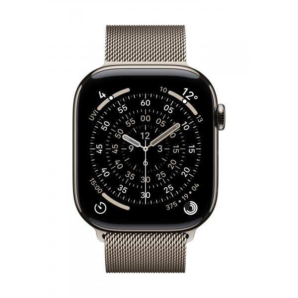 Apple Loop In Maglia Milanese Naturale [46 Mm] - M/l (apple - Loop For Smart Watch - 46mm - M/l Size - Natural - For Watch Hermã?â?ã?â¨s Series 9, se