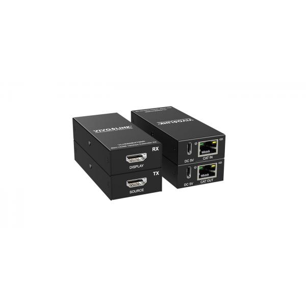 Vivolink Vlhdmiext60 Moltiplicatore Av Trasmettitore E Ricevitore Av Nero (hdmi 18gbps Extender Kit [60m] - Warranty: 60m)