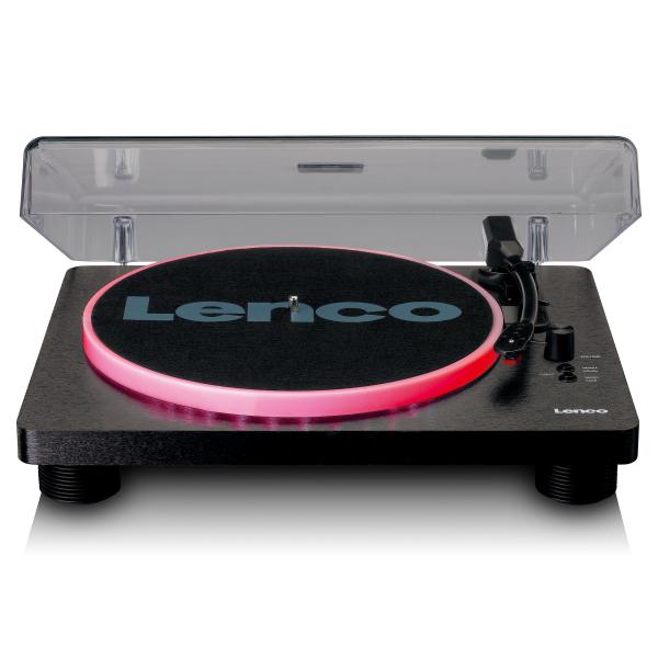 Lenco LS-50ledbk Piatto Audio Giradischi Con Trasmissione A Cinghia Nero Manuale (audio Turntable BelT-Drive - Audio Turntable Black - Warranty: 12m)