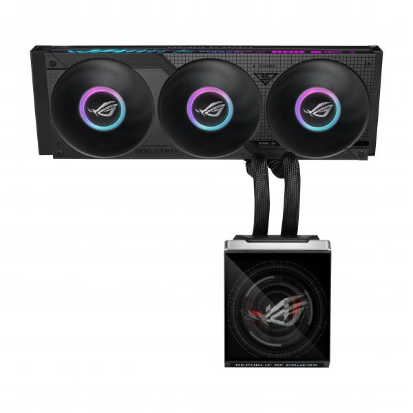 Asus Rog Strix Slc Iv 360 Argb Lcd Processore Raffreddatore Di Liquidi Tutto In Uno 12 Cm Nero 1 Pz (asus Rog Strix Slc Iv 360 Argb Lcd Cpu Cooler)
