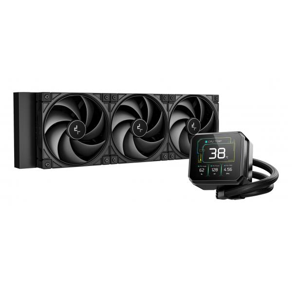 Deepcool Spartacus 360 Processore Kit Di Raffreddamento A Liquido 12 Cm Nero (deepcool Spartacus 360 Aio Liquid Cpu Cooler, 360mm Radiator, 3 X 120mm
