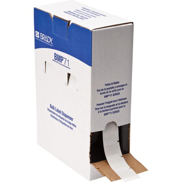 Brady BM-19-427 Etichetta Per Stampante Bianco Etichetta Per Stampante Autoadesiva (selF-Laminating Vinyl Wrap - Around Labels For M610, M611, - Bmp6