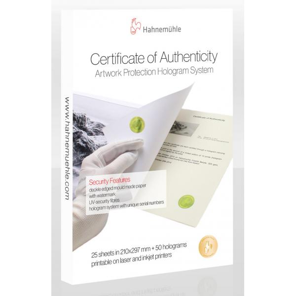 Hahnemühle 10640397 Carta Fotografica A4 Bianco Opaco (certificateofauthenticitY-A4 25s 150)