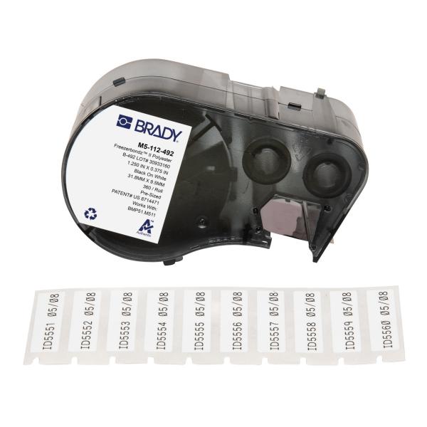Brady People Id M5-112-492 Etichetta Per Stampante Bianco Etichetta Per Stampante Autoadesiva (freezerbondz Labels For The - Bmp51/bmp53/m511 Printer)