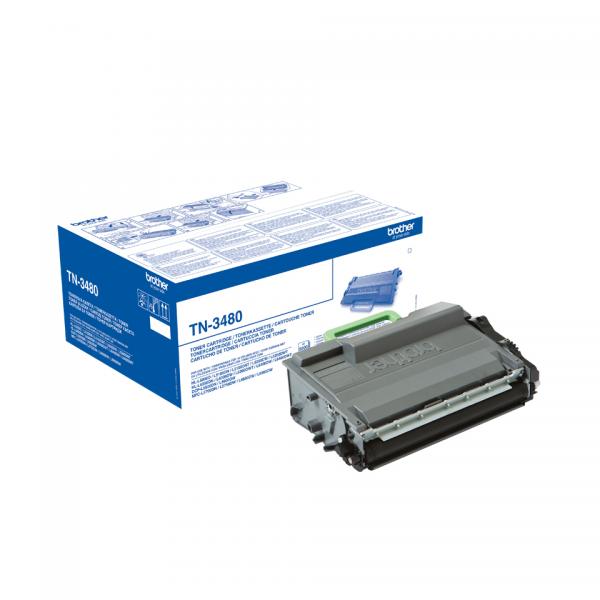 Brother TN-3480p Cartuccia Toner 1 Pz Originale Nero (tn3480 Toner For Dl - Project Only / Mps)