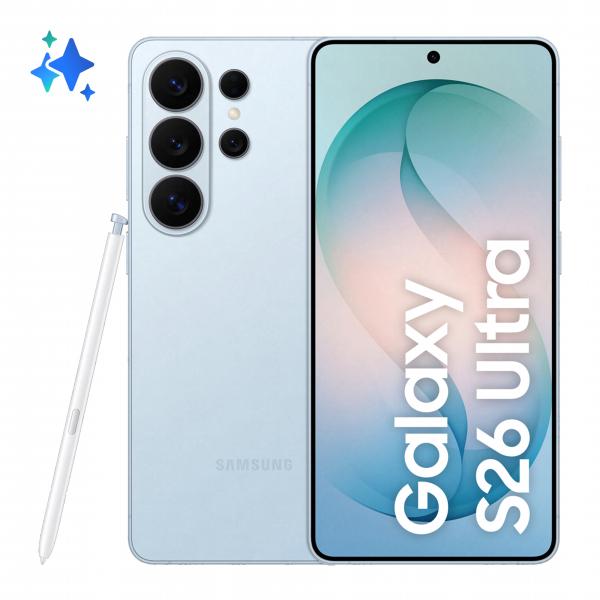 Samsung Galaxy S26 Ultra 17,5 Cm [6.9] Doppia Sim Android 16.0 5g Usb TipO-C 12 Gb 256 Gb 5000 Mah Blu (samsung SM-S948b Galaxy S26 Ultra Dual Sim 12