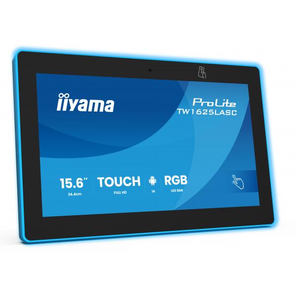 Iiyama Tw1625lasC-B3pnr Espositore Per Sale Riunioni 39,6 Cm [15.6] 1920 X 1080 Pixel Led WI-Fi 6 [802.11ax], WI-Fi 5 [802.11ac], WI-Fi 4 [802.11n],