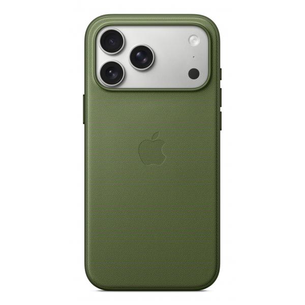 Apple Custodia Magsafe In Tessuto Techwoven Per Iphone 17 Pro Max - Verde (apple - Cover Posteriore Per Cellulare - Compatibilitã  Magsafe - Techwove