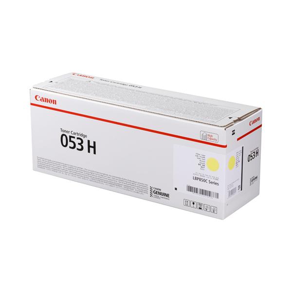 Canon 053h Cartuccia Toner 1 Pz Originale Giallo (canon Crg 053hww Yellow Toner I-Sensys X C1946p)