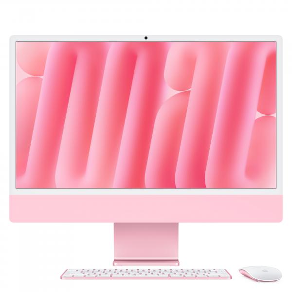 Apple Imac Apple M M4 59,7 Cm [23.5] 4480 X 2520 Pixel Pc AlL-IN-One 16 Gb 256 Gb Ssd Macos Sequoia WI-Fi 6e [802.11ax] Rosa (24 Inch Imac M4 8c Cpu