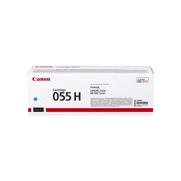 Canon 055h Cartuccia Toner 1 Pz Originale Ciano (canon 055hc Cyan Toner 055hc)