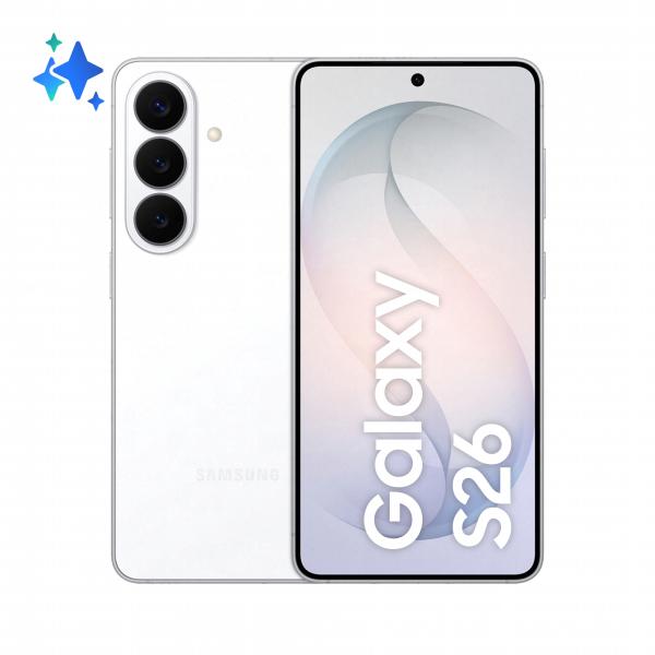 Samsung Galaxy S26 16 Cm [6.3] Doppia Sim Android 16.0 5g Usb TipO-C 12 Gb 256 Gb 4300 Mah Bianco (samsung S26 5g S942 12/256gb White)