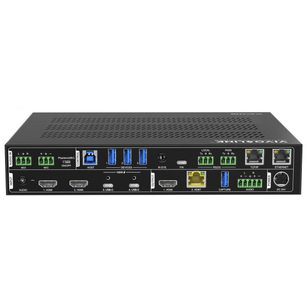 Vivolink Vlsc242m Scaler Video (hdbaset 3.0 18g 4x2 Seamless - Kvm Switcher W/ Multiview, - Hdbaset Receiver Included - Warranty: 36m) - Image 4