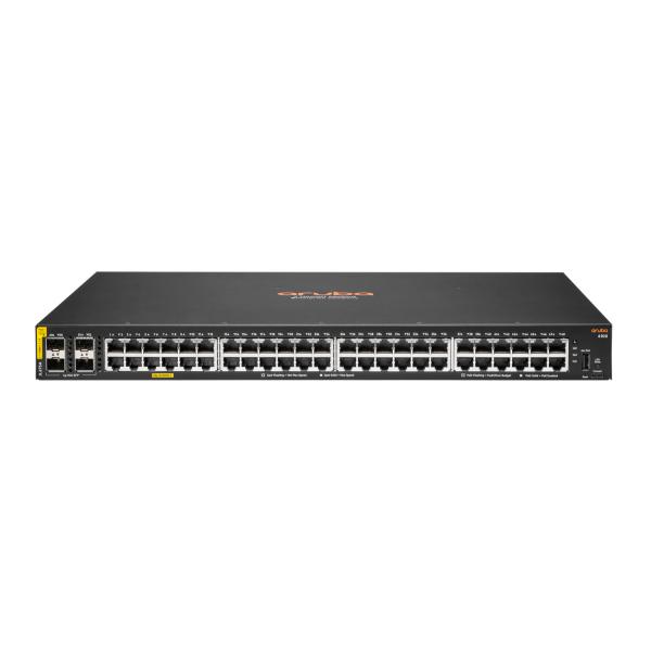 Aruba 6100 48g Class4 Poe 4sfp+ 370w Gestito L3 Gigabit Ethernet [10/100/1000] Supporto Power Over Ethernet [poe] 1u Nero (hpe Aruba 6100 48g Class4