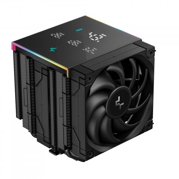 Deepcool Ak620 Digital Pro Processore Raffreddatore D'aria 12 Cm Nero 1 Pz (deepcool Ak620 Digital Pro Cpu Air Cooler, DuaL-Tower With Digital Displa