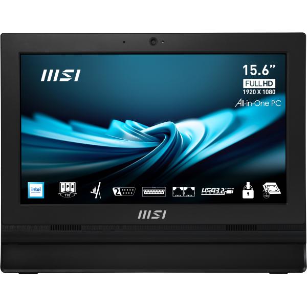 Msi Pro Ap162t Adl N100 4gb 128gb W11p AlL-IN-One Pc Intel® N 39,6 Cm [15.6] 1920 X 1080 Pixel Touch Screen Pc AlL-IN-One Ssd Windows 11 Pro WI-Fi 5