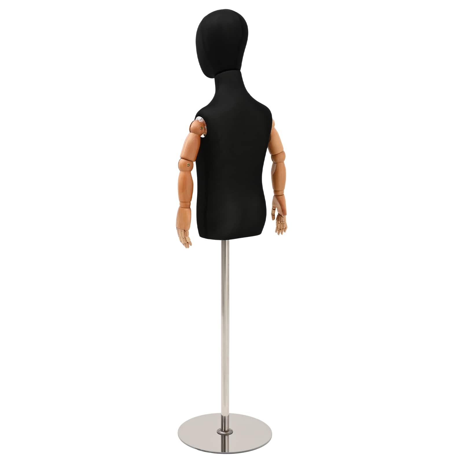 Manichino Regolabile 120-150 Cm Con Base Unisex Pp Nero - Image 6