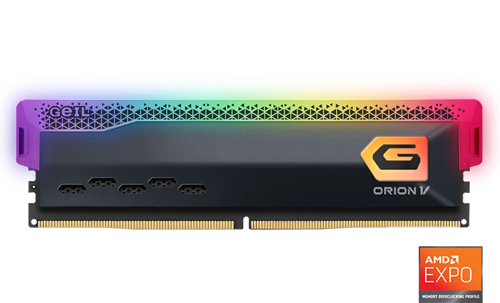 Geil Ram 16gb Ddr5 Orion V RgB-Gray Pc5-51200 6400mhz 42-48-48-96